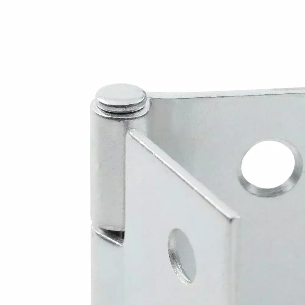 Hardware Essentials 2 in. Zinc Plated Steel Broad Door Hinge with Removable Pin, 5-Pack