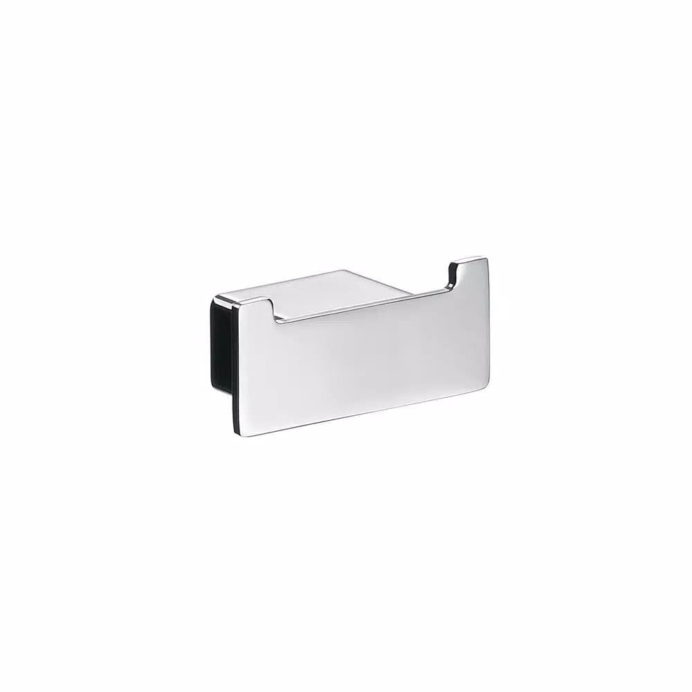 WS Bath Collections Loft Double Robe Hook in Polished Chrome