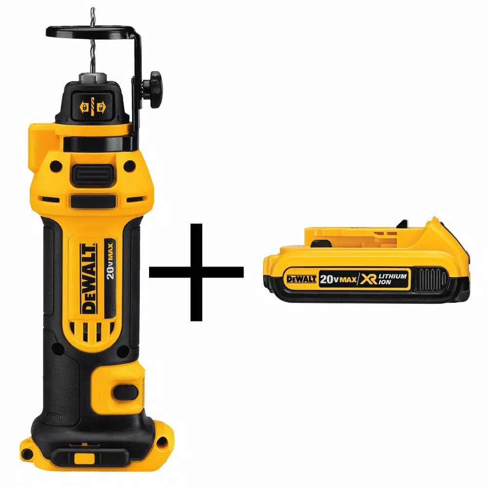 DEWALT 20V MAX Cordless Drywall Cut-Out Tool Kit with (1) 2.0 Ah Battery