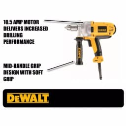 DEWALT DWD216G 1/2 in. Corded Variable Speed Reversing Mid-Handle Drill, 10.5 Amp thumbnail 2