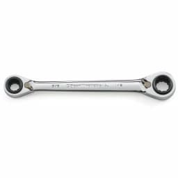 GearWrench 2-Piece Quadbox Reversible Ratcheting Wrench Set, SAE thumbnail 8