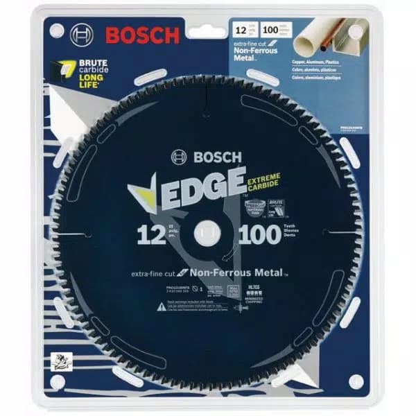 Bosch 12 in. 100 Tooth Edge Non-Ferrous Metal-Cutting Circular Saw Blade
