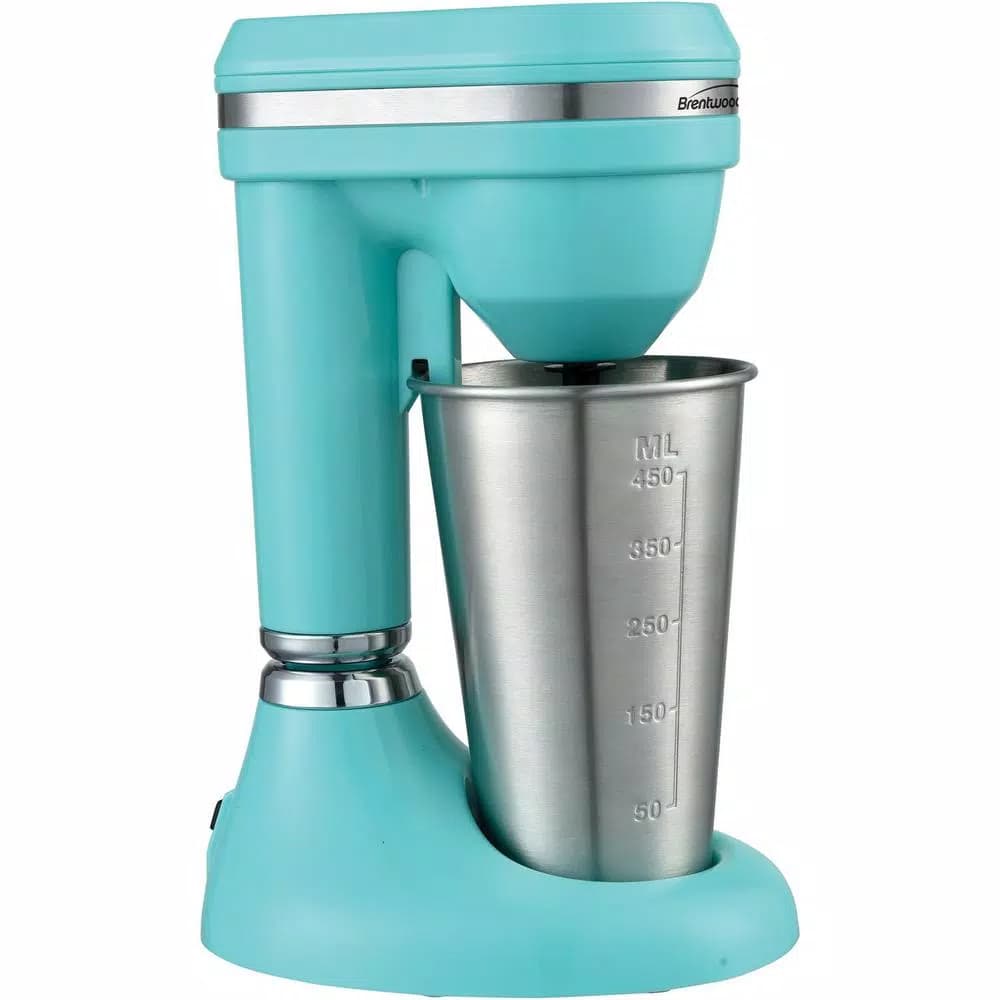 Brentwood Appliances SM-1200B 15 oz. Classic Milkshake Maker, Turquoise