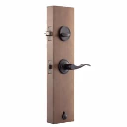 Copper Creek Heritage Tuscan Bronze Handleset with Waverlie Lever Trim thumbnail 4