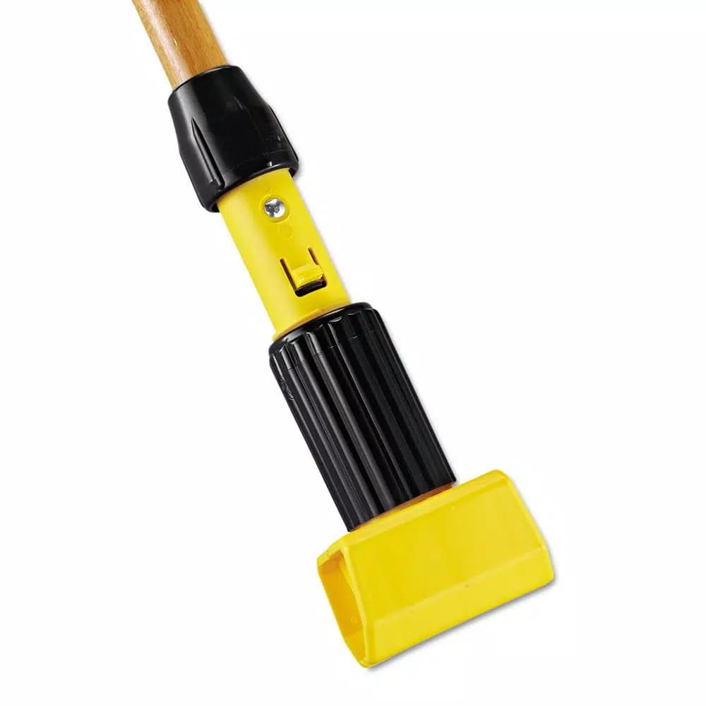 Rubbermaid Commercial Products Gripper 60 in. Clamp-Style Hardwood Mop Handle for 5 in. Headbands