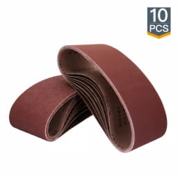 POWERTEC 100-Grit Aluminum Oxide Sanding Belts, 3 in. x 21 in. (10-Pack) thumbnail 1