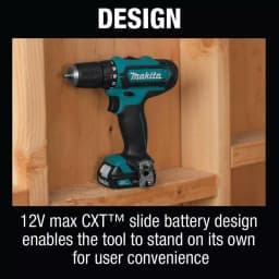 Makita 12V MAX CXT Cordless 3/8 in. Drill and Impact Driver Combo Kit with (2) 1.5Ah Batteries, Charger, and Bag thumbnail 13