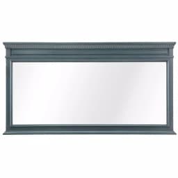 Home Decorators Collection Cailla 60 in. W x 32 in. H Rectangular Framed Bathroom Vanity Mirror - Distressed Blue Fog thumbnail 1
