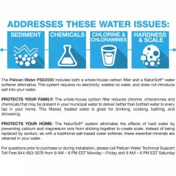 Pelican Water Pelican PSE2000 Whole House Water Filtration and NaturSoft Water Softener Alternative System, 15 GPM thumbnail 2
