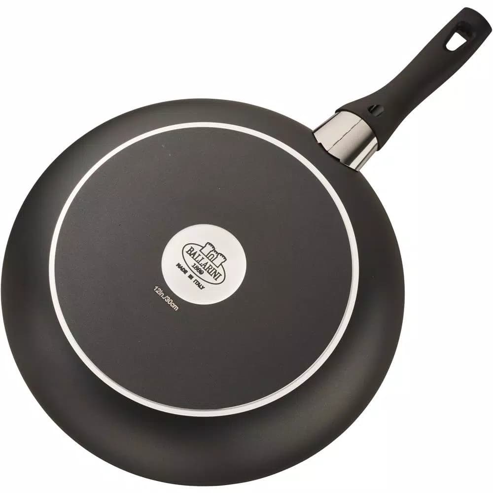 Ballarini Pisa 2-Piece Aluminum Nonstick Frying Pan Set, Black