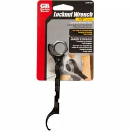 Gardner Bender 5.25 in. Steel Locknut Wrench, Fits 0.50 in. Locknuts, Black (Case of 10) thumbnail 2