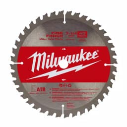 Milwaukee 7-1/4 in. 40-Tooth Miter Saw Blade for Wood thumbnail 2