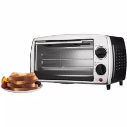 Brentwood Appliances TS-345B 4-Slice Toaster Oven and Broiler, 700W, Black thumbnail 4