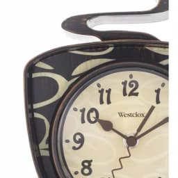 Westclox 3D Coffee Wall Clock - Novelty Irregular Design with Quartz Movement thumbnail 3