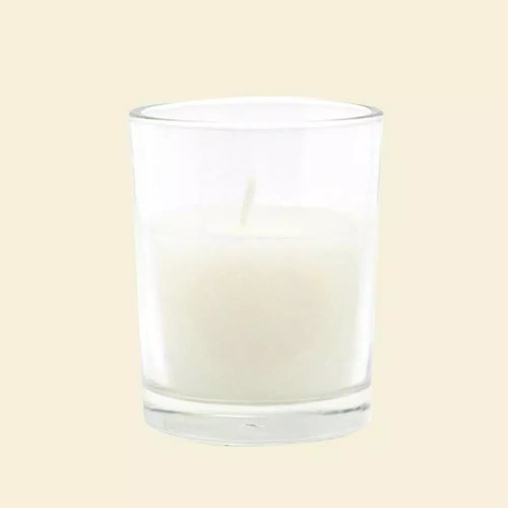 Zest Candle 2 in. White Citronella Round Glass Votive Candles (12-Box)