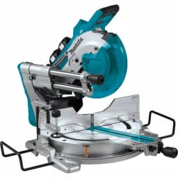 Makita 18V X2 LXT 10 in. Brushless Dual-Bevel Sliding Compound Miter Saw Kit with 4 5.0 Ah Batteries & Charger thumbnail 7