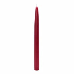 Zest Candle 10 in. Red Taper Candles, 12-Set thumbnail 2