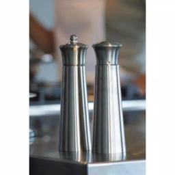 BergHOFF Straight Line Essentials Pyramid Stainless Steel Salt and Pepper Mill Set thumbnail 3
