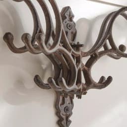 3R Studios Fountain Cast Iron Wall Hooks - Rustic 15-Hook Organizer thumbnail 3