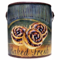 Unbranded Farm Fresh Ceramic Jar Candle - Praline Caramel Scented Paraffin Wax thumbnail 1