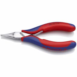 KNIPEX 4-1/2 in. Precision Box Joint Electronics Pliers with Flat Tips thumbnail 1