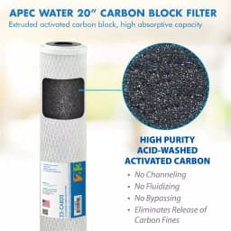APEC Water Systems 20 in. x 2.5 in. High Capacity Extruded Carbon Pre-Filter thumbnail 3