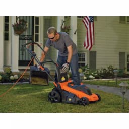 BLACK+DECKER 20 in. 13-Amp Corded Electric Walk Behind Push Lawn Mower thumbnail 2