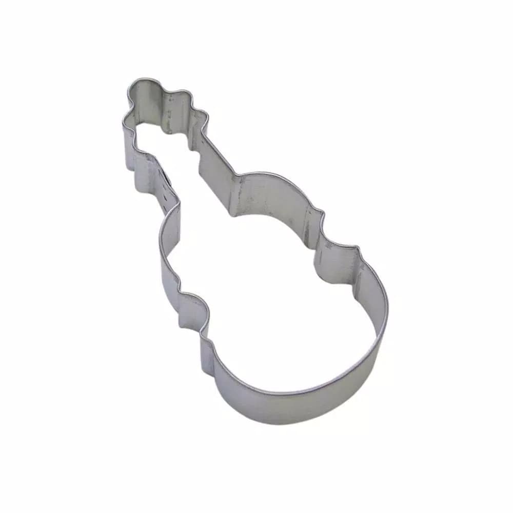CybrTrayd-R&M 12-Piece Violin Tinplated Steel Cookie Cutter Set with Recipe