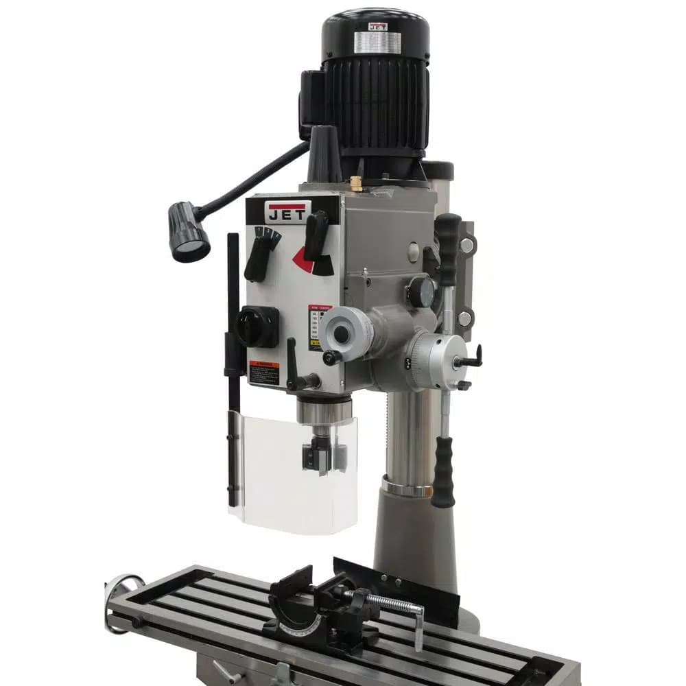 JET JMD-45GHPF Geared Head Square Column Mill Drill Press with Power Downfeed