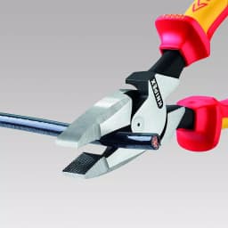 Knipex 9-1/4 in. High Leverage Insulated Lineman Pliers, 1,000 V thumbnail 3
