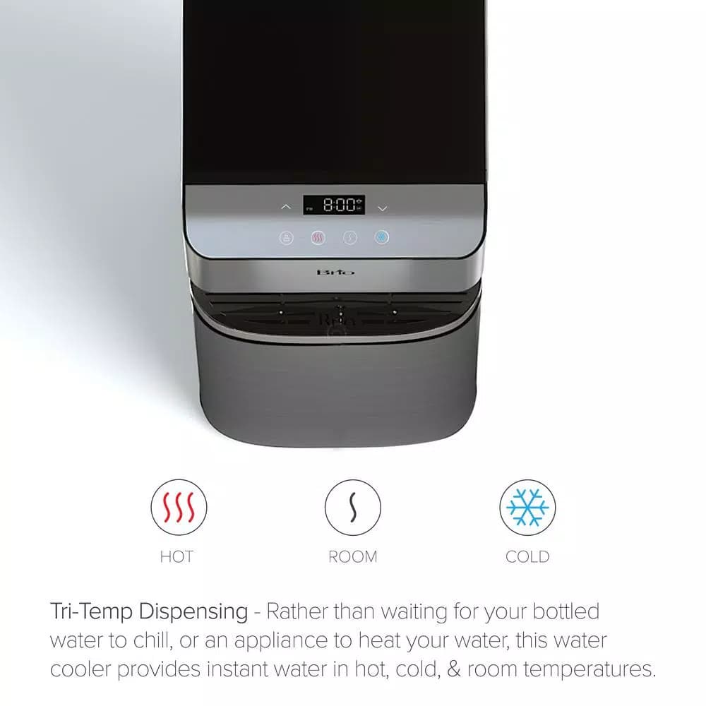 Brio Moderna Self-Cleaning Bottom Loading Water Cooler - Stainless Steel