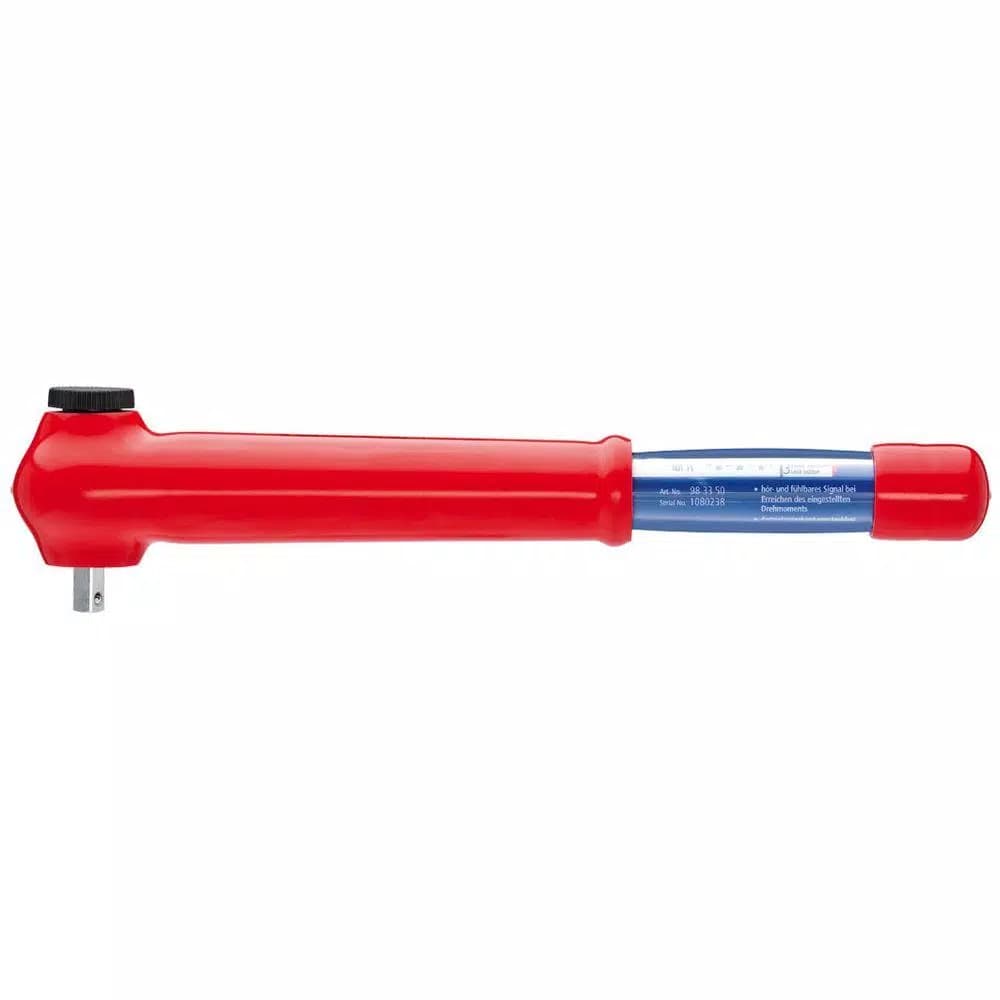 Knipex 3/8 in. Drive Reversible Insulated Torque Wrench, 1,000V