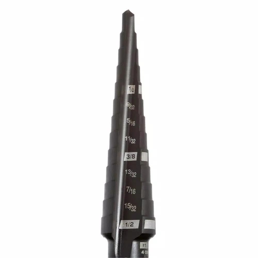 Milwaukee 33-Piece Black Oxide Step and Titanium SHOCKWAVE Drill Bit Set
