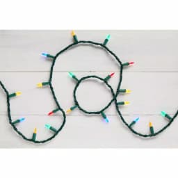 Home Accents Holiday 300-Light Multi-Color Mini LED String Lights, Constant On, Green Wire (Set of 2) thumbnail 2