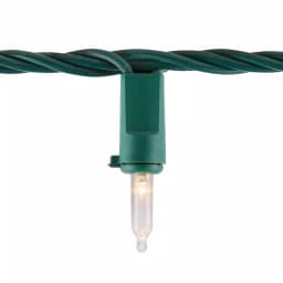Home Accents Holiday 300-Light LED Warm White Mini String Lights, Constant On, Green Wire (Set of 2) thumbnail 3