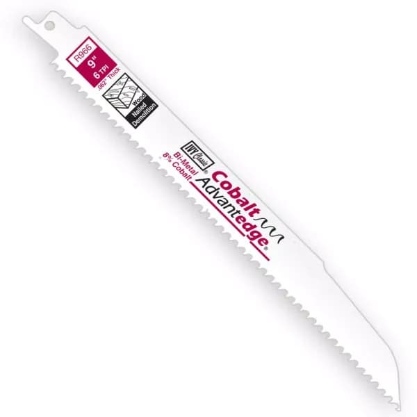 Ivy Classic Cobalt Advantage 9 in. Bi-Metal Reciprocating Saw Blades, 6 TPI, 20-Pack