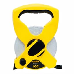 Stanley 100 ft. x 1/2 in. Fiberglass Long Tape Measure with High-Impact ABS Case thumbnail 1