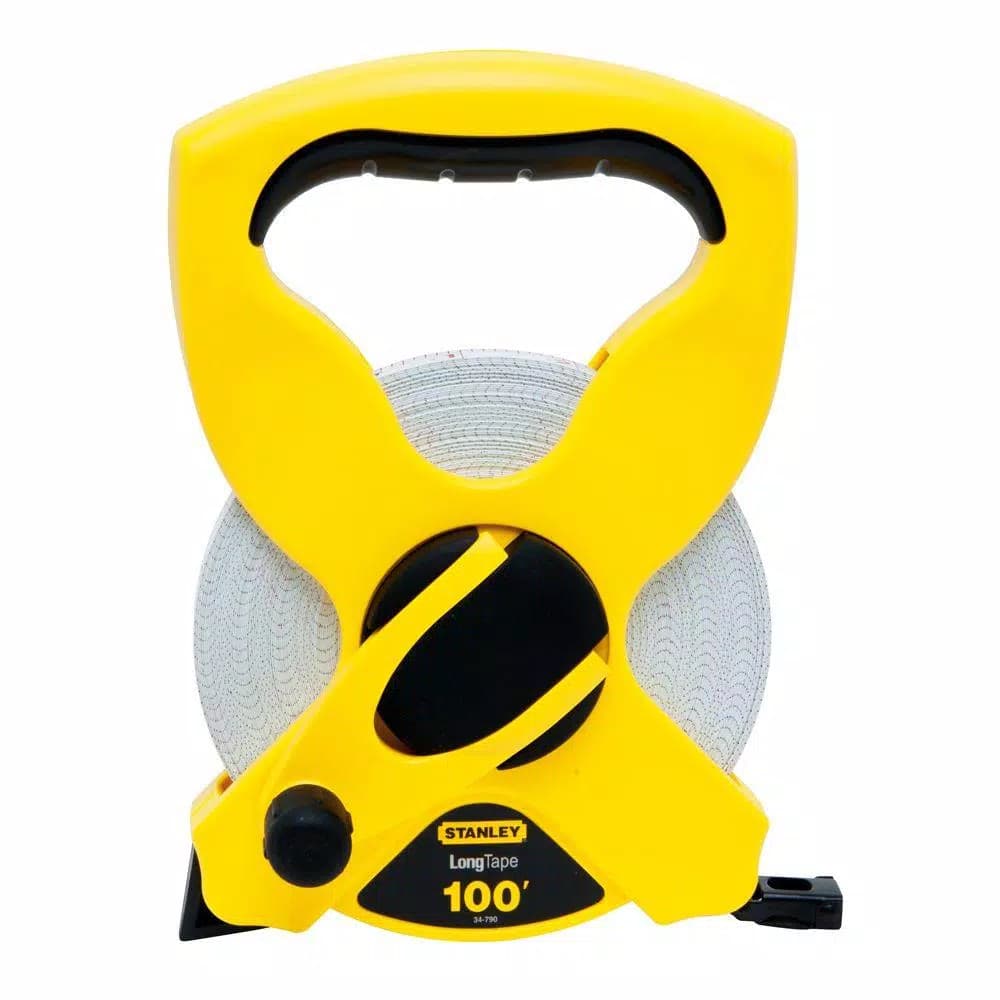 Stanley 100 ft. x 1/2 in. Fiberglass Long Tape Measure with High-Impact ABS Case
