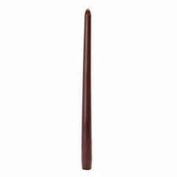 Zest Candle 12-Pack Brown Taper Candles, 12 in. Height for Weddings, Holidays, and Formal Events thumbnail 2