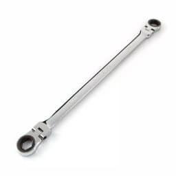 TEKTON 17 mm x 19 mm Extra Long Flex-Head Ratcheting Box End Wrench thumbnail 1