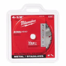 Milwaukee Steelhead 4-1/2 in. Diamond Cut-Off Blade for Metal and Stainless Steel thumbnail 2
