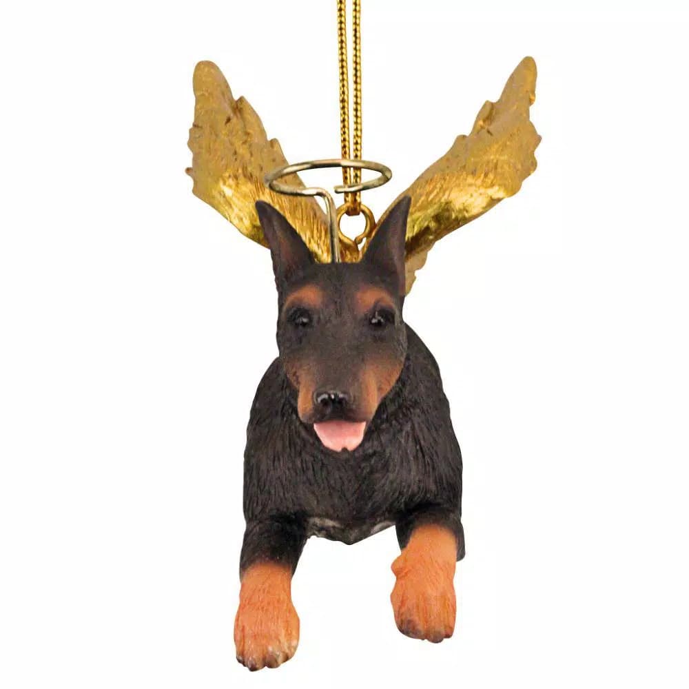 Design Toscano Doberman Pinscher Angel Dog Christmas Ornament