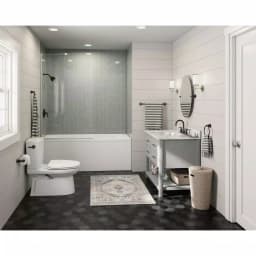 MOEN Banbury 18 in. Single Towel Bar in Mediterranean Bronze thumbnail 3