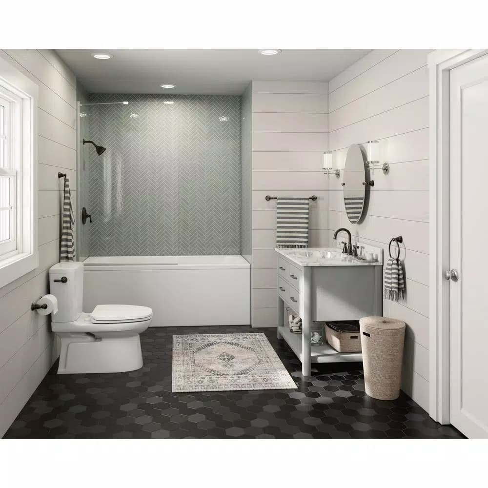 MOEN Banbury 18 in. Single Towel Bar in Mediterranean Bronze