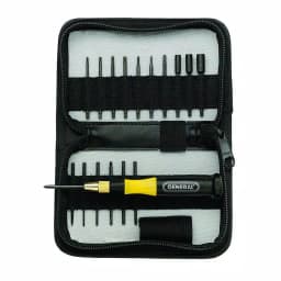 General Tools 18-Piece Precision Screwdriver Set with Interchangeable Blades and Carrying Case thumbnail 1