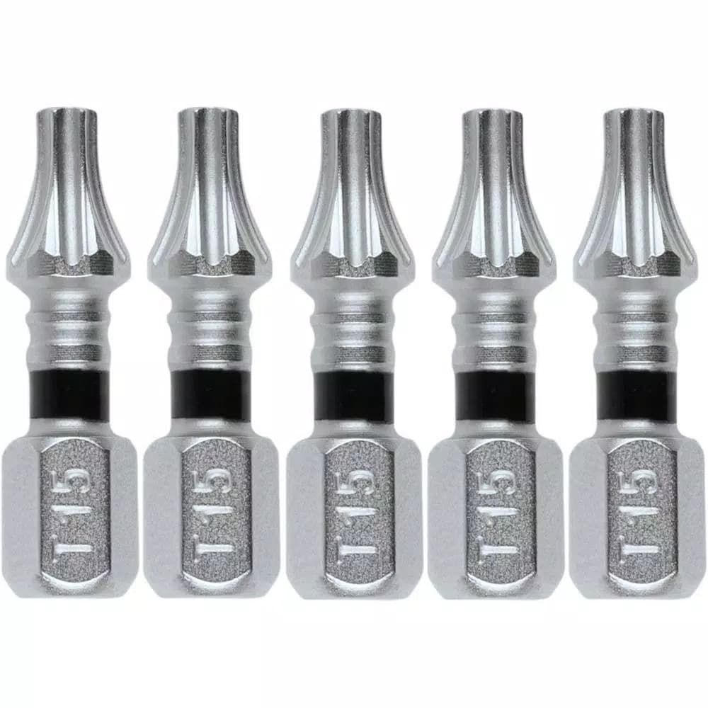 Makita ImpactXPS T15 Torx 1 in. Insert Bits, 5-Pack