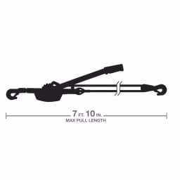 TEKTON 2 Ton Power Puller with 3/16 in. Aircraft-Grade Steel Cable thumbnail 5