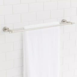 Glacier Bay Innburg 24 in. Double Towel Bar, Brushed Nickel thumbnail 6