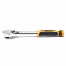 GearWrench 1/2 in. Drive 90-Tooth Dual Material Teardrop Ratchet, 11 in. thumbnail 2