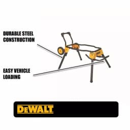 DEWALT DWE74911 Rolling Table Saw Stand, Foldable Steel Design thumbnail 2